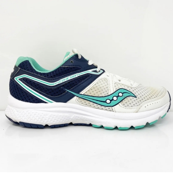 Saucony Shoes - Saucony Women's Cohesion 11 Running Shoe, White Teal Sz 9 NEW
